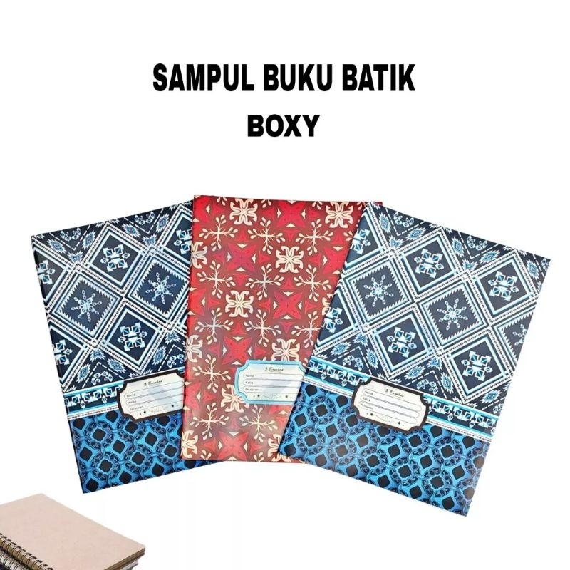 SAMPUL BUKU BOXY BATIK ISI 20 MURAH