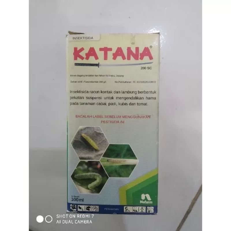 obat pertanian insektisida KATANA 100ml + kaos