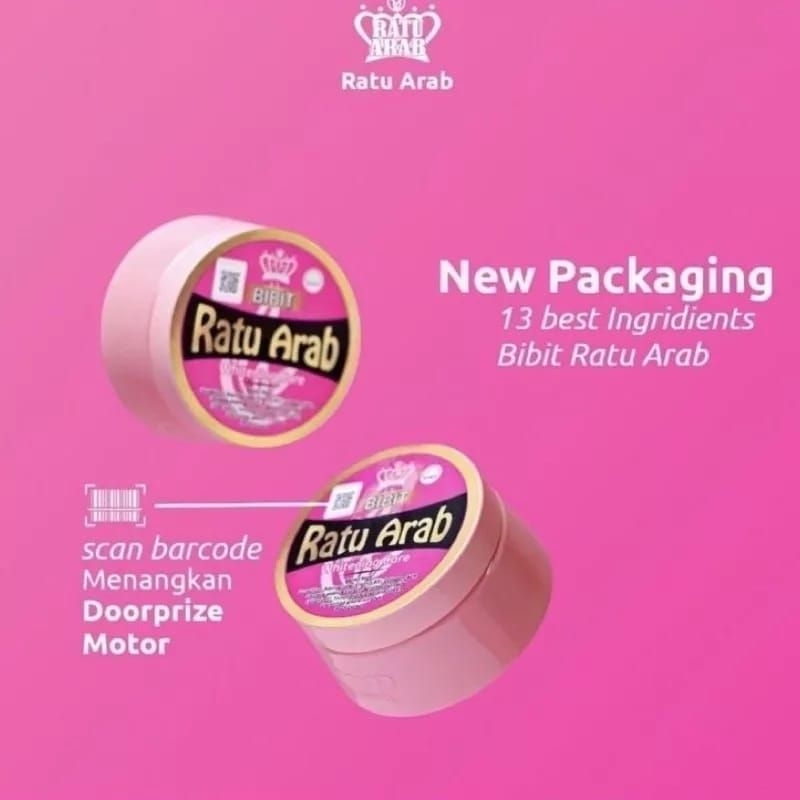 BIBIT RATU ARAB ORIGINAL/LOTION PEMUTIH KULIT AMPUH [ 𝗢𝗥𝗜𝗚𝗜𝗡𝗔𝗟 - 𝗕𝗣𝗢𝗠 ] (Kemasan Baru)