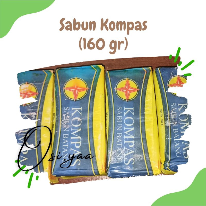 

Sabun Batang #Sabun Kompas (160 gr)