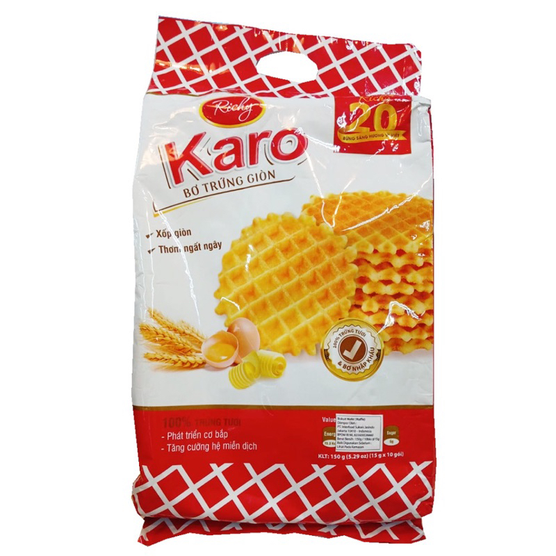 

Richy Karo Butter Waffles 150gram