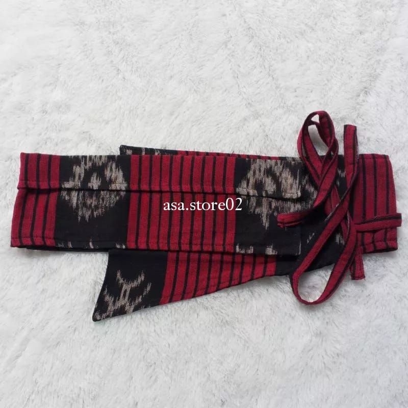 Obi Belt Tenun Troso/Ikat Pinggang Etnik