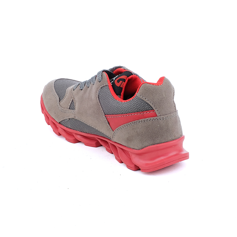 Sepatu Anak Perempuan Sneaker Kasual Sporty Abu-Grey