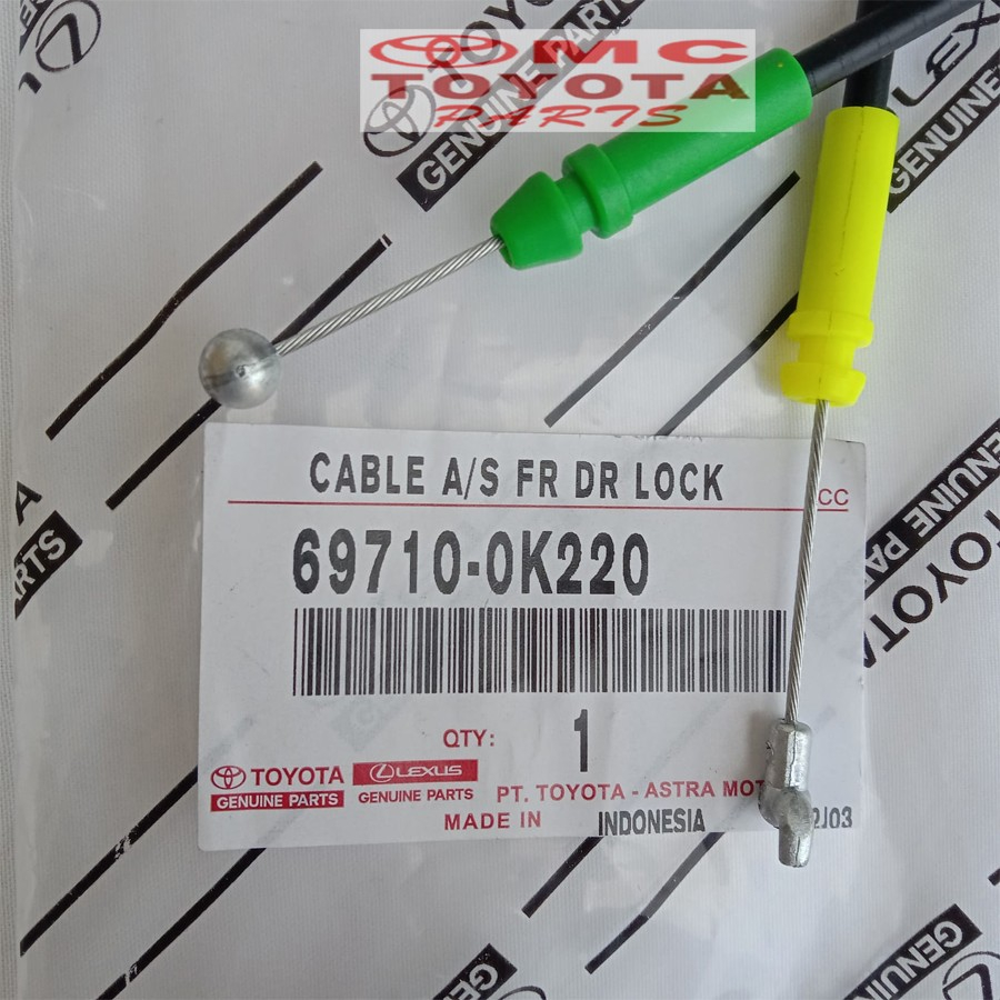 Kabel Handle Sling Central Lock Link Depan Kanan Toyota Innova 69710-0K220