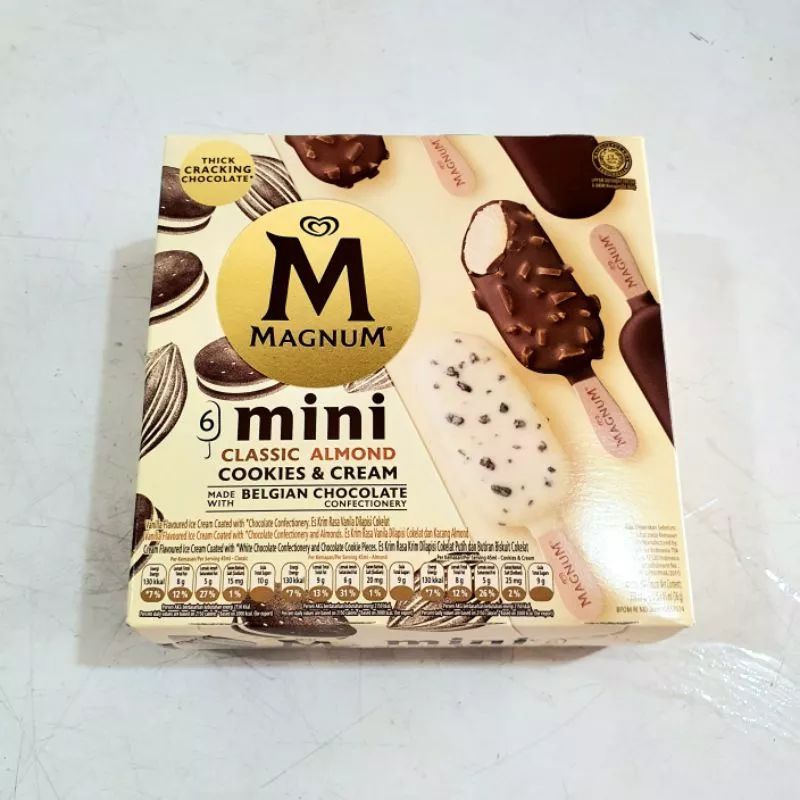 

Walls Magnum Mini Mix Classic, Almond, Cookies Cream