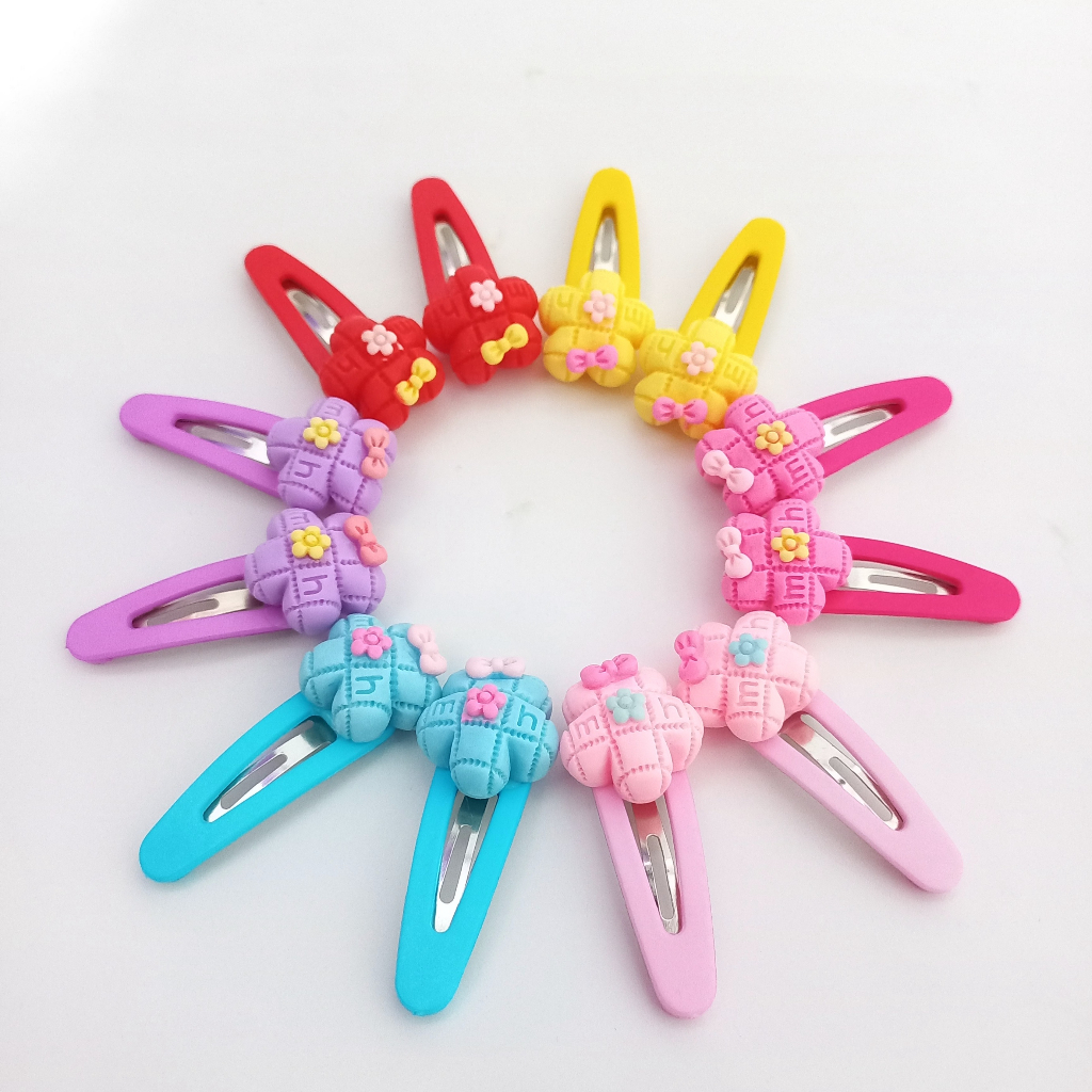 Jepit Rambut Anak Perempuan dan Wanita Dewasa Motif Karakter Kartun Kekinian Termurah Jepitan Aksesoris Fashion Aksesoris Rambut Viral Korea Style Import Premium Hair Clips Cute Patter Kids Cepit Rambut Imut Lucu 3D Jepit Besi Bunga Pita Terbaru Naai Shop