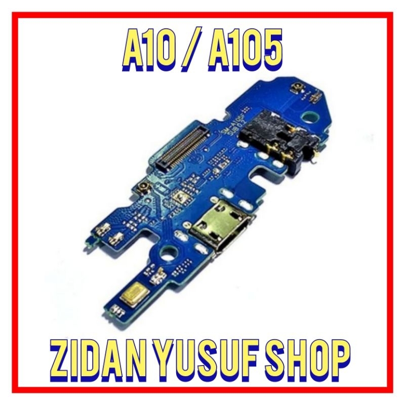 BOARD PAPAN KONEKTOR CONEKTOR CHARGER SAMSUNG A10 / A105 PLUG IN MIC ORIGINAL