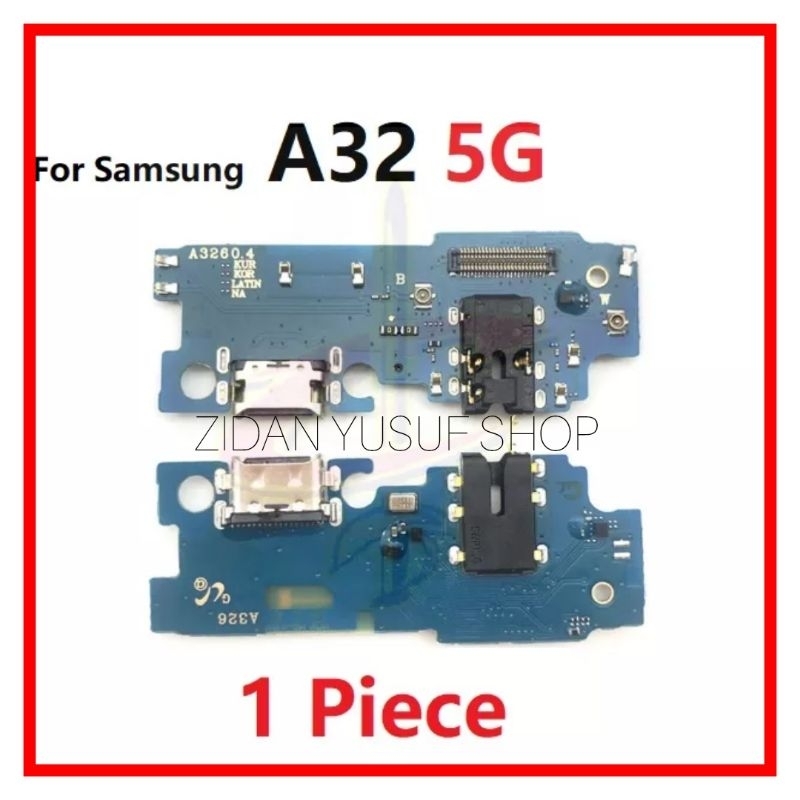 BOARD PAPAN KONEKTOR CONEKTOR CHARGER SAMSUNG A32 5G / A326 PLUG IN MIC