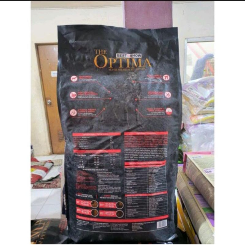 (Ekspedisi) Best In Show Optima Good Dogfood All Variant 18kg | makanan kering anjing dewasa  optima  promo price