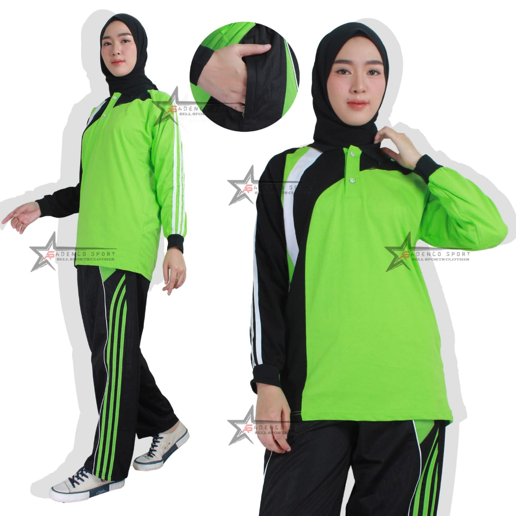 Kaos kerah setelan Baju Olahraga / Kaos Training Stelan Olahraga Pria/wanita