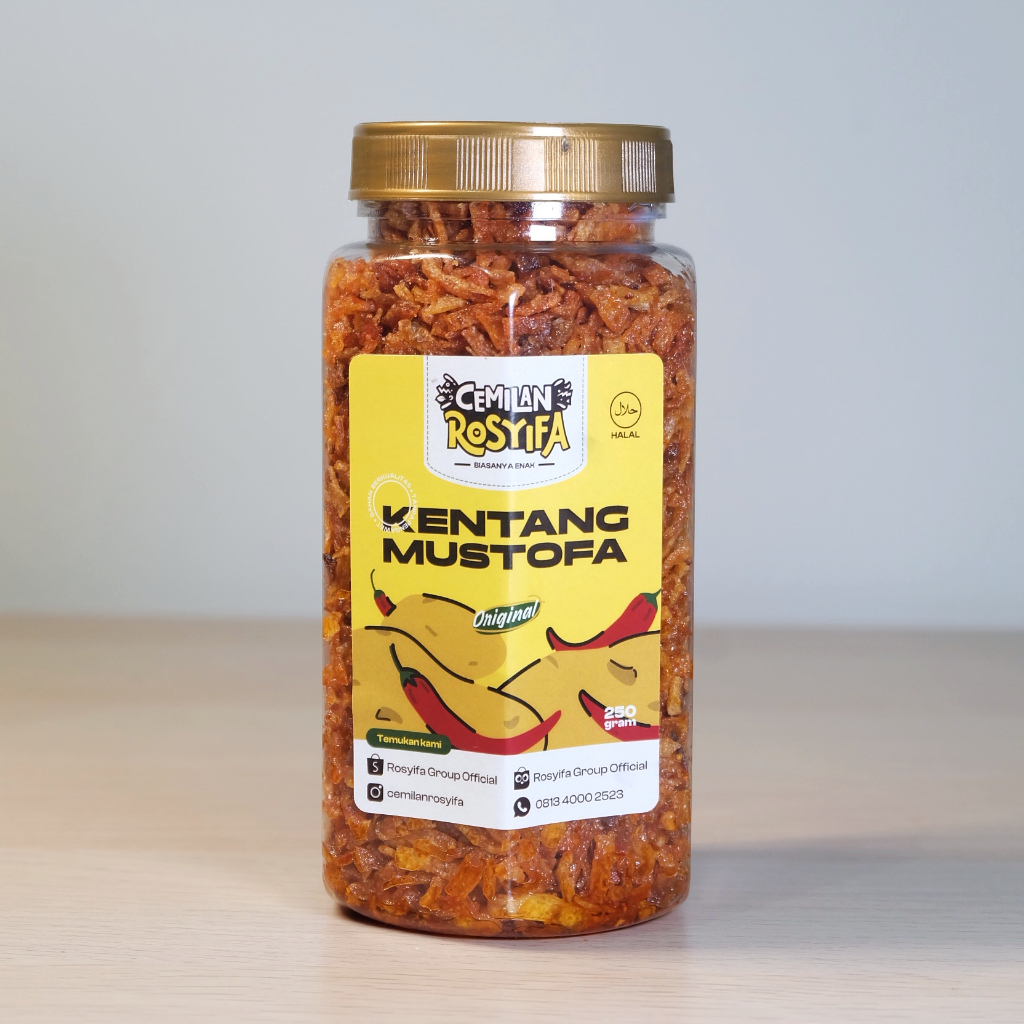 

[250 gram] Kentang Mustofa ORIGINAL PEDAS MANIS Lauk Kering Praktis Siap Saji