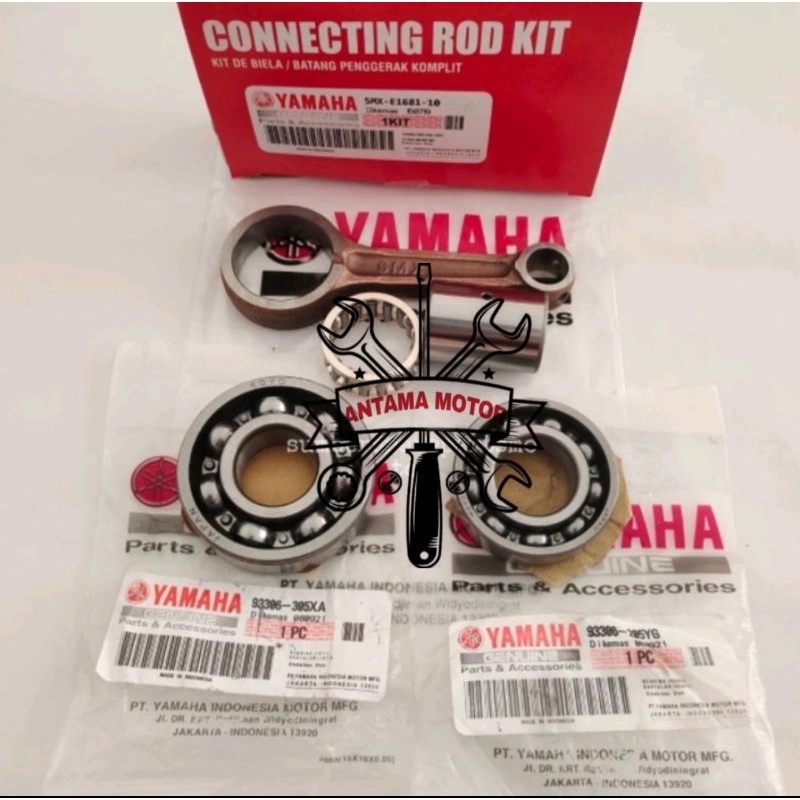 Paket stang seher Mio Smile Nouvo Soul + bearing kruk as 6322 + 6305 kiri kanan (5MX)