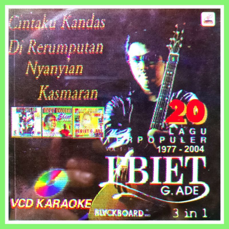 KASET VCD MUSIK BISA KARAOKE LAGU POP KENANGAN EBIET G. ADE ALBUM TERLARIS