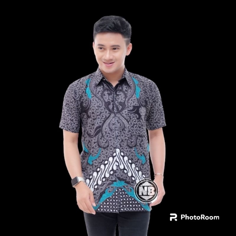 batik pria kemeja batik pria lengan pendek size m l xl xxl terlaris