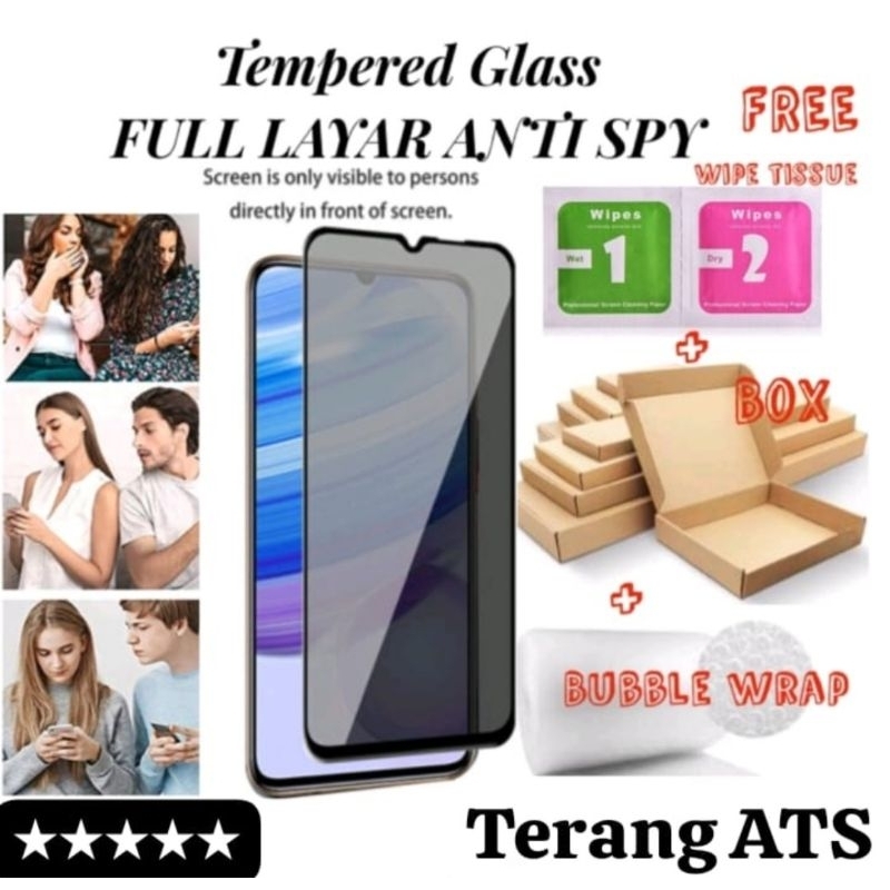 Terang ATS Anti SPY Kaca FULL Layar Tg Tempered Glass For Samsung A02 A02S A03 A03S A03 CORE A04 A04E A04S A04 CORE A7 2018 A8+ A10 A10S A11 A12 A12S A13 A14 A20 A20S A21S A22 A23 A24 A30 A30S A31 A32 A33 A34 A50 A51 A52 A52S A53 A70 A70S M01S M02 M10 M20