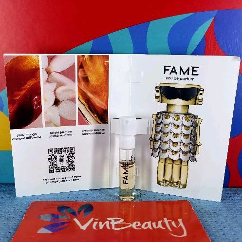 Vial Parfum OriginaL Paco Rabanne Fame EDP 1.5 ml For Women Murah
