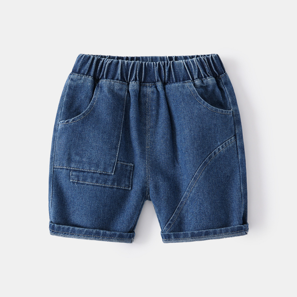 Celana Jeans Pendek Import Denim Short Pants Anak Laki Laki Cowok Jins Ponggol Lutut