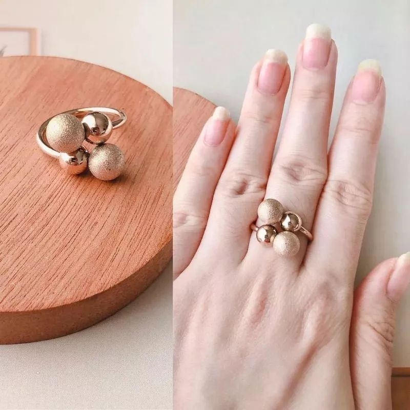 Cincin Titanium Premium Quality  Anti Karat Anti Alerg ring Stainless steel branded band 6448i