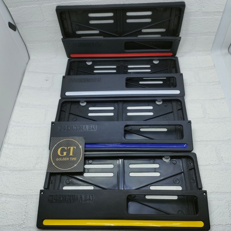 Dudukan Plat Nomor List Warna Sepasang Cover Plat Nomor Variasi Motor