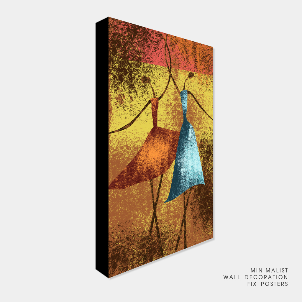 Hiasan dinding ruang tamu Wall decor poster vintage