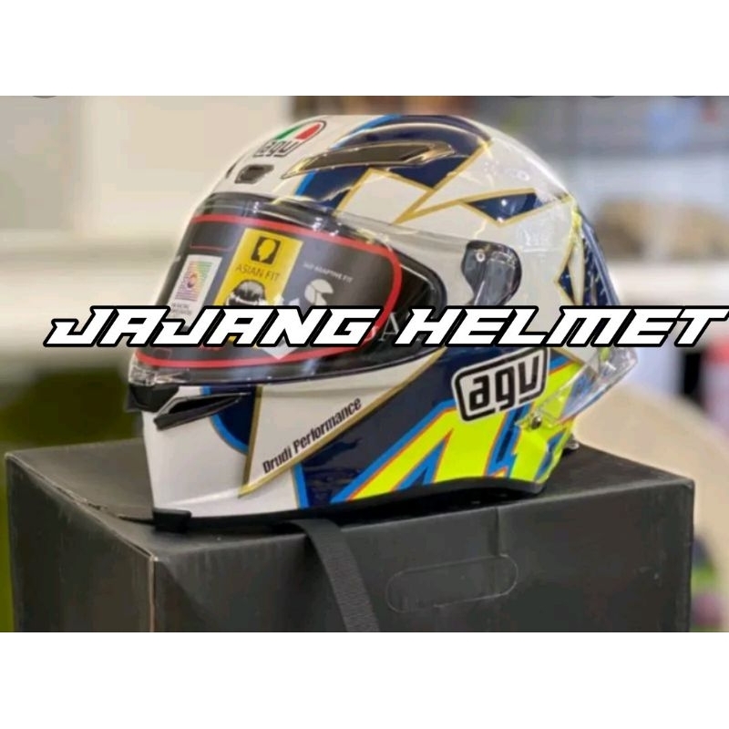 HELM AGV PISTA GPR GPRR WORLD TITLE 2003 MOTO GP HELM FULL FACE ROSSi