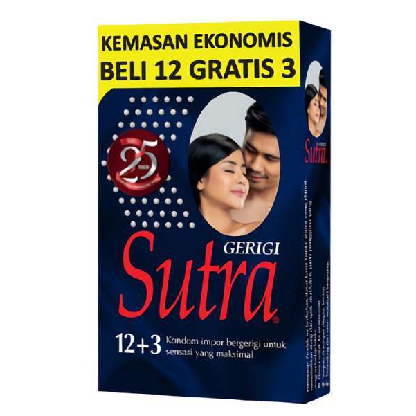 Kondom Sutra  Gerigi  isi 12 Bonus 3  - Terbaik  PRIVACY AMAN