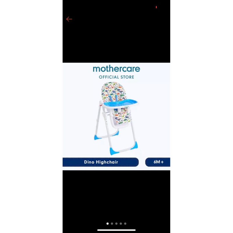 

MOTHERCARE HIGHCHAIR DINOSAURS