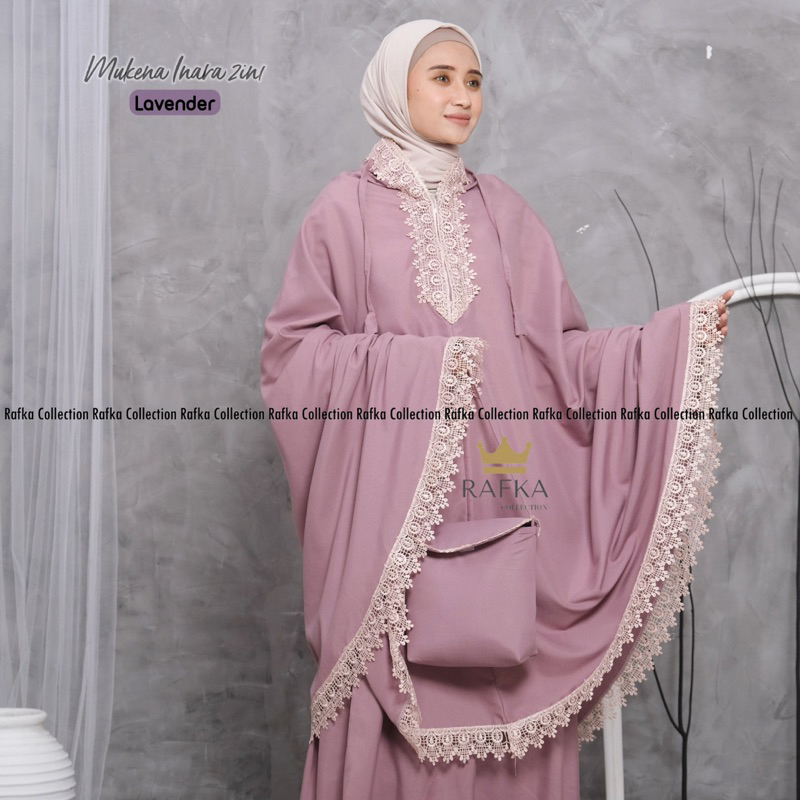 MUKENA DEWASA 2IN1  INARA KATUN PREMIUM