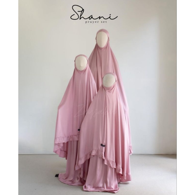 Zaysaku Mukena Anak Peony size S Shani Prayer Set Dagu