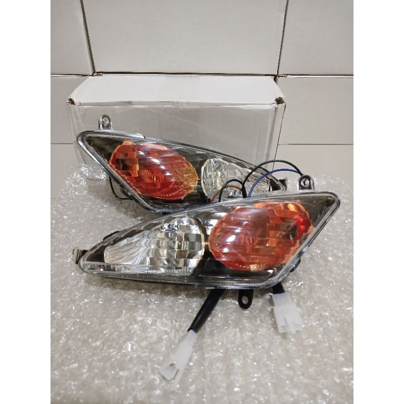 lampu sen/sein mio mx custom smoke mika original stanley