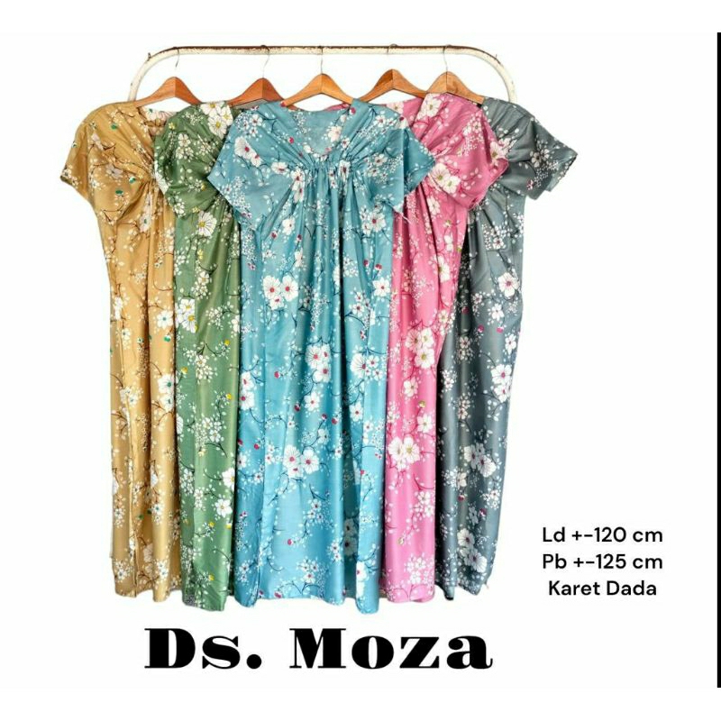 Daster Moza Sakura/daster kekinian/daster panjang terbaru/home dress/dress kekinian