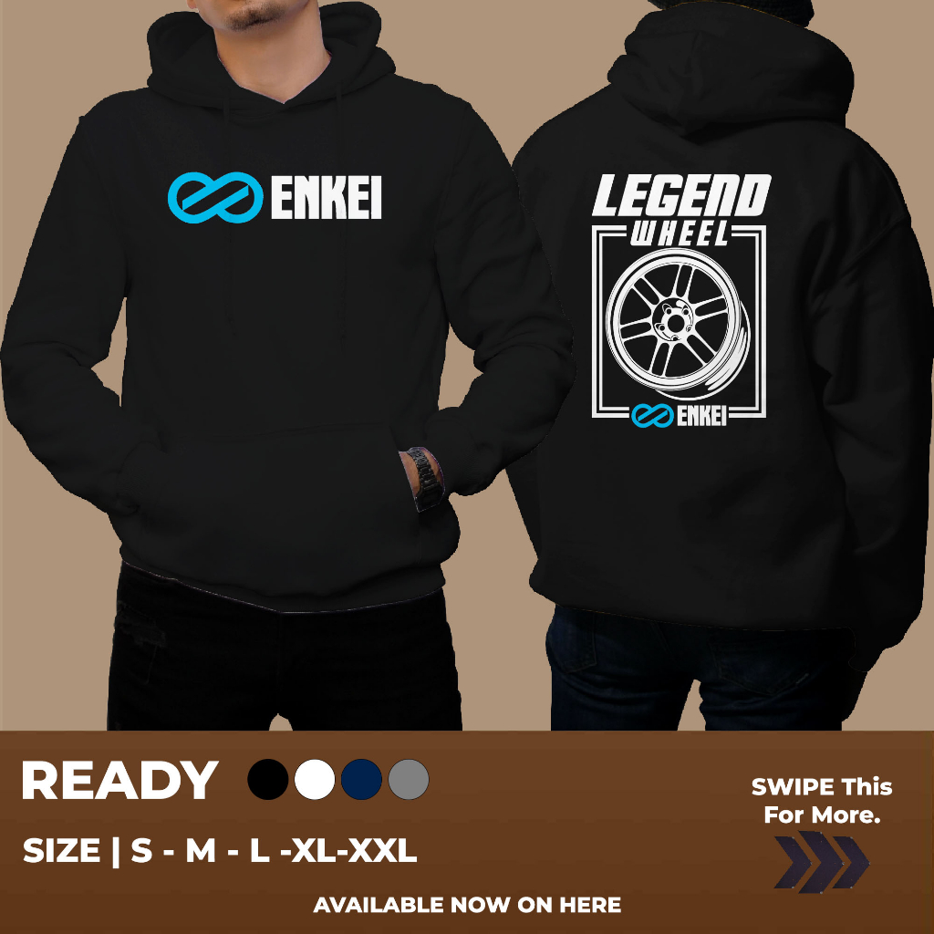 HOODIE LEGEND WHEEL ENKEI SERIES 01 KEREN BANGET UNTUK PRIA