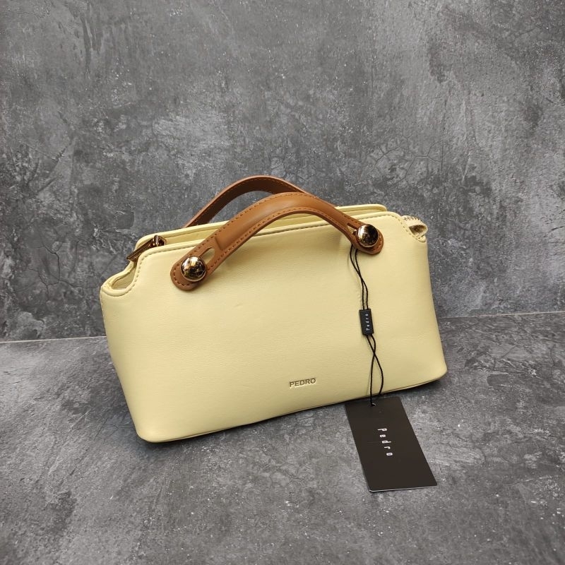 Pedro Shearling Bowling Bag