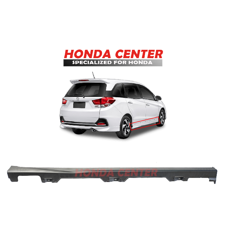 ORIGINAL HONDA,garnish sidekirt sill body kit honda mobilio RS 2014 2015 2016 2017 2018 2019 2020 2021