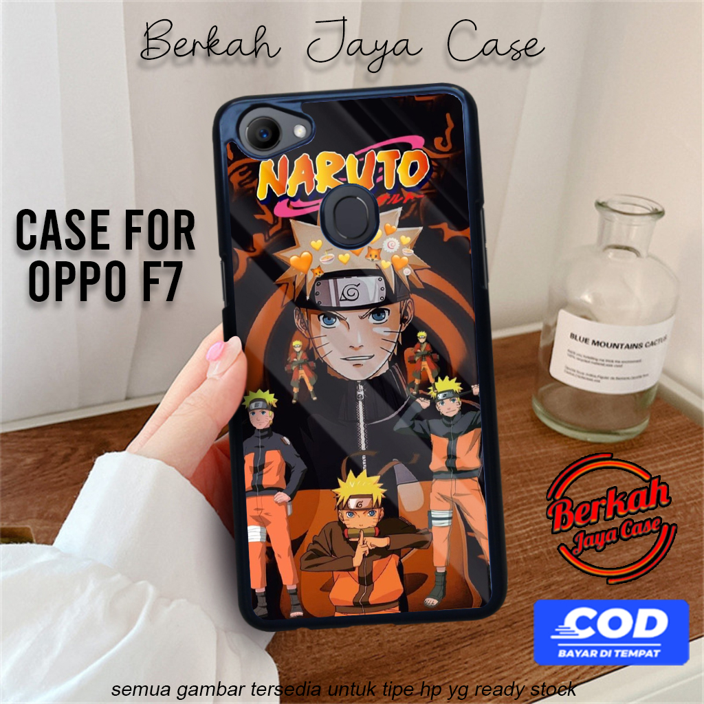 Case Hp Oppo F7 Casing Oppo f7 Motif NARUTO02 Casing Terbaru Hardcase Softcase Premium Glossy Kesing
