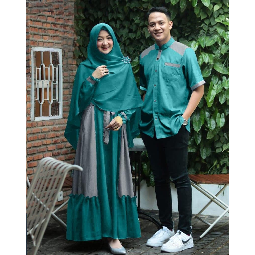 XC - COUPLE FELITO / COUPLE 3IN1 TERBARU / COUPLE POPULER / COUPLE TRENDY KEKINIAN / FASHION MUSLIM