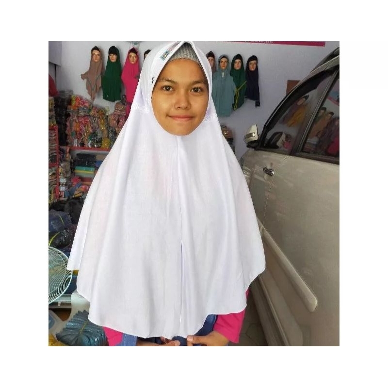 JILBAB SEKOLAH SMA/ KERUDUNG ANAK SEKOLAH SERUT