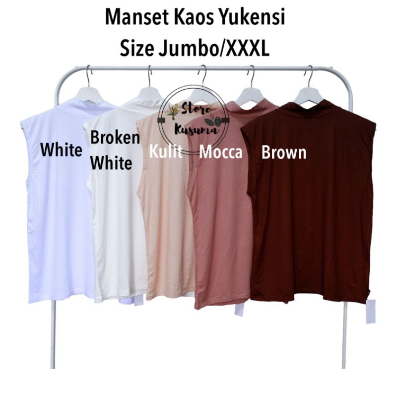 Manset Kaos Buntung Wanita/Yukensi size Jumbo XXXL