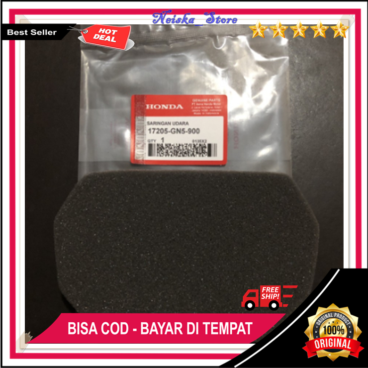 Busa Filter Saringan Udara Honda Grand Supra Fit Ori Saringan Udara Busa Supra X Lama Legenda GN5 Or