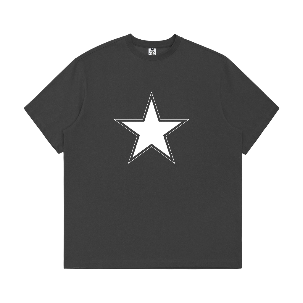 T-SHIRT | STAR | DARK GREY | YIKESALLDAY