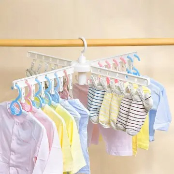 PROMO GANTUNGAN JEMURAN BAYI hanger 21 in 1 gantungan baju bayi jemuran kaos kaki-TERMURAH