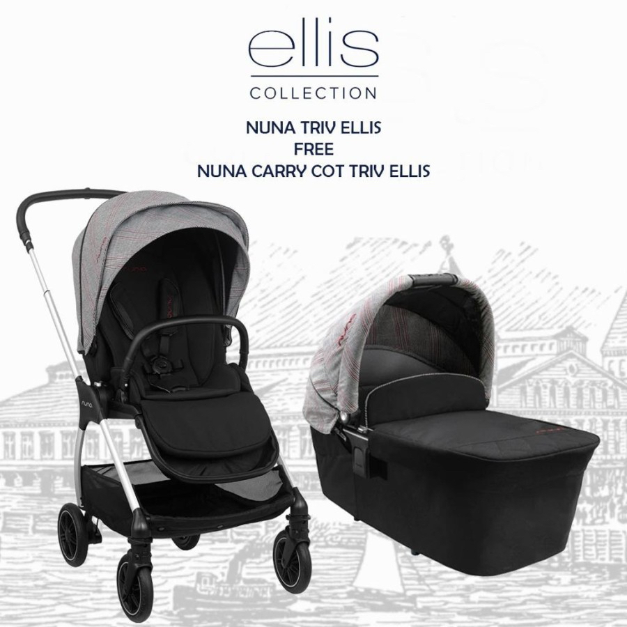 Nuna Triv Ellis + Nuna Pipa Carry Cot Triv Ellis