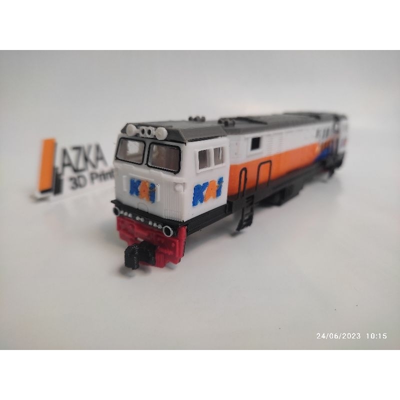DIY - Miniatur Lokomotif CC206 Skala 1:76 3D Print Untuk Bogie DC Analog