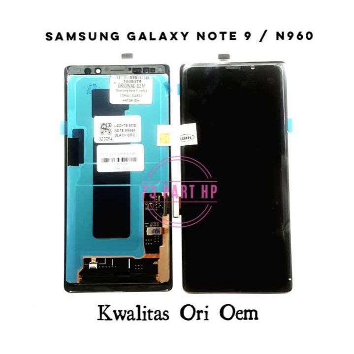 Lcd Touchscreen Fullset Ori Oem Samsung Galay Note 9 / N960