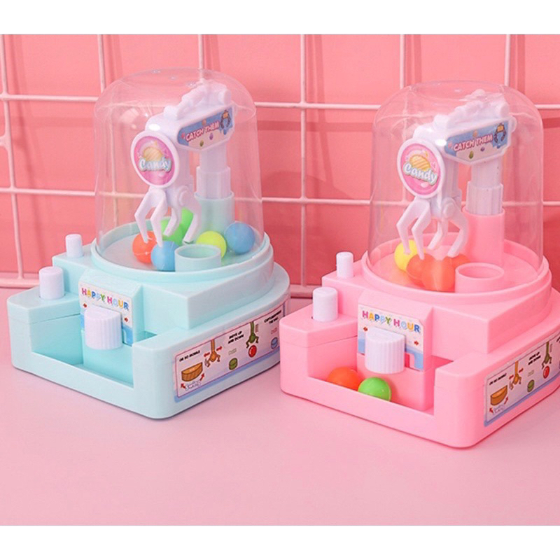 MJ88 Mini Candy Crane Ball Mesin Capit Bola Mainan Anak Claw Machine Mainan Anak /Mesin capit Bola Mini /Mini Candy Crane ball /Mesin Capit Bola Mainan Mini Ball Catcher Candy Machine Jepit Permen Super Murah