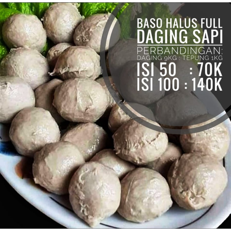 

Bakso Halus Full Daging Sapi