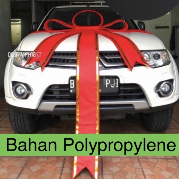 Pita Mobil Hadiah pita aksesoris pengantin kendaraan