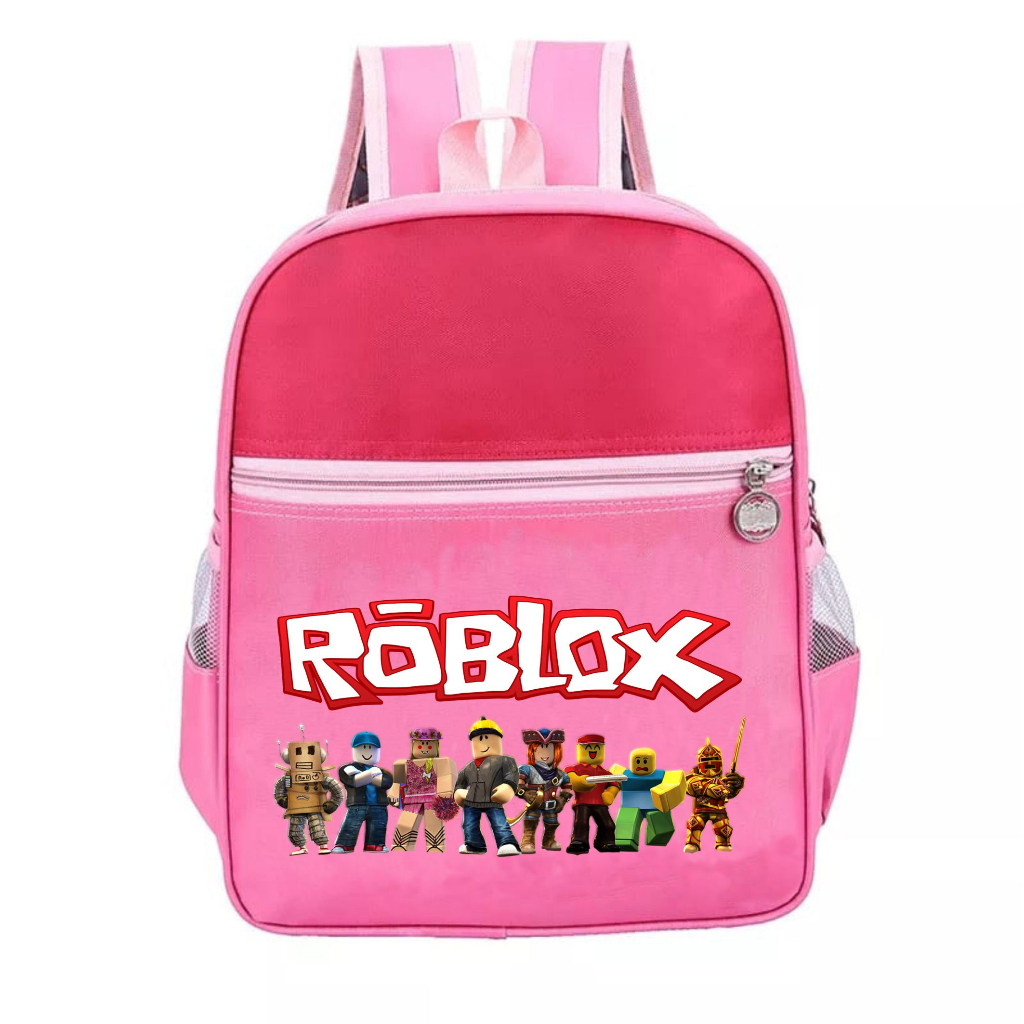 PVJ - Tas Ransel Sekolah Anak Laki-laki dan Perempuan Tk Paud Motif Roblox Gaming