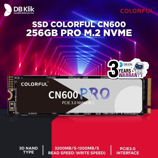 Ssd Colorful CN600 256GB Pro M.2 Nvme - M.2 Nvme CN600 Pro 256GB