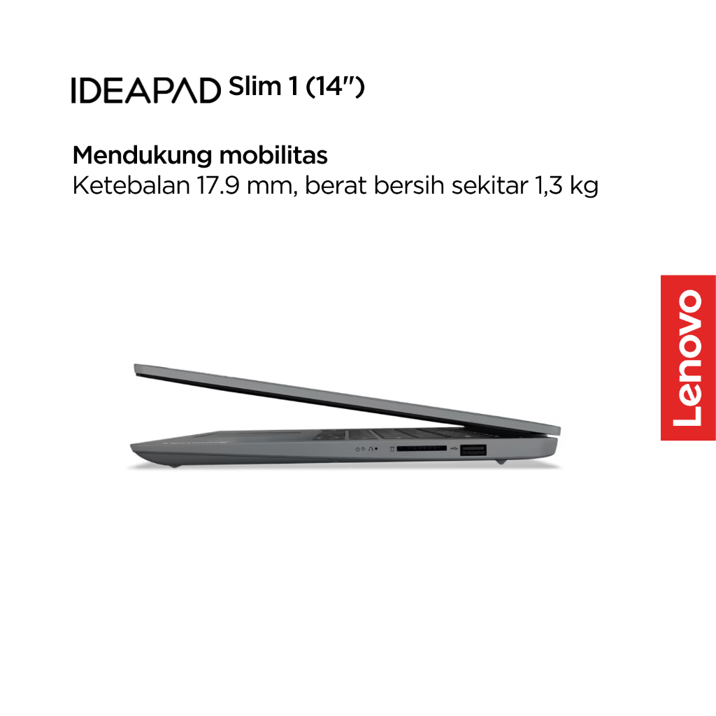 Lenovo Ideapad Slim 1 14IGL7 N4020 8GB 256GB UHD 14,0 Windows 11 + Office Original